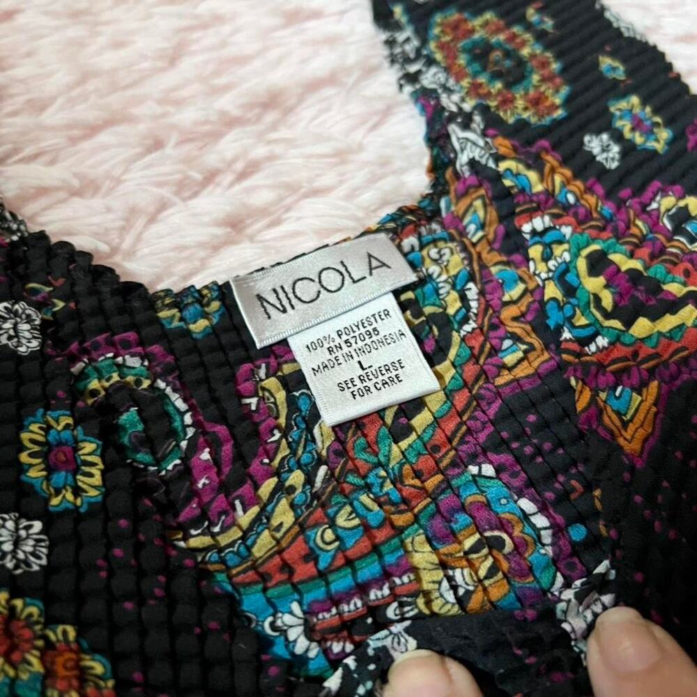 Bobo Rainbow Paisley Indie Professional Unique Tank‎ Popcorn Texture Stretch - Picture 4 of 5